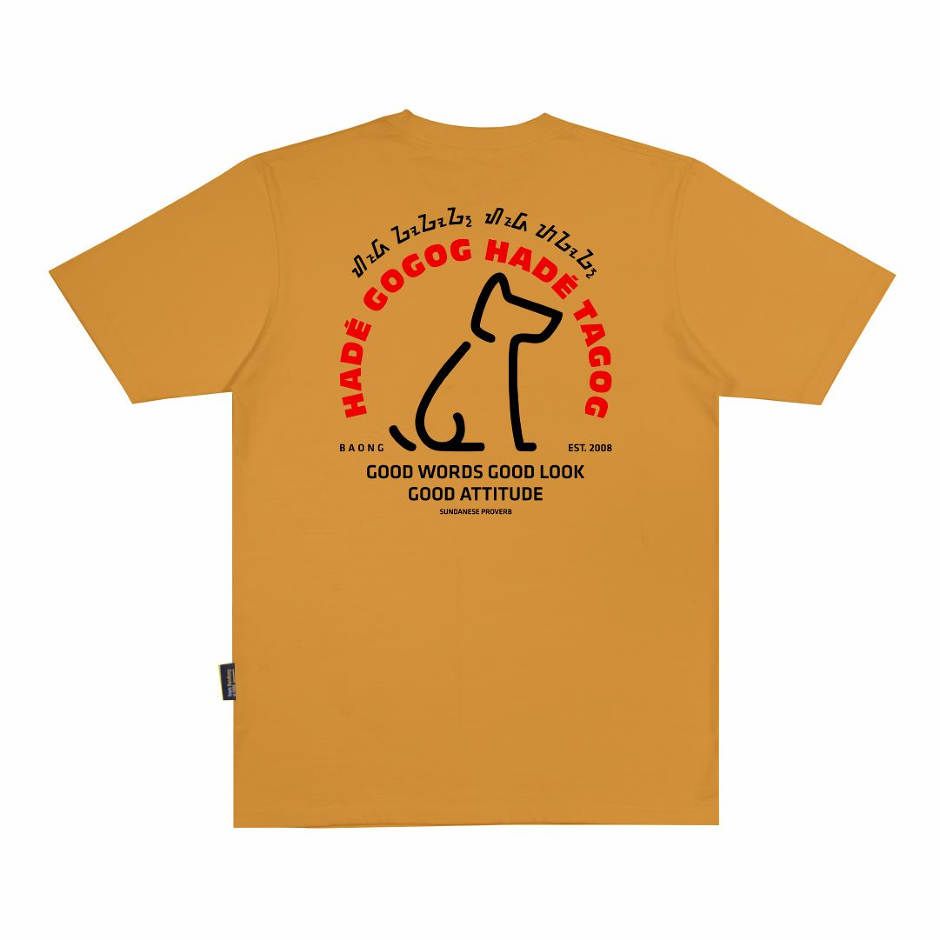 BaOng T-Shirt Hade Mustard