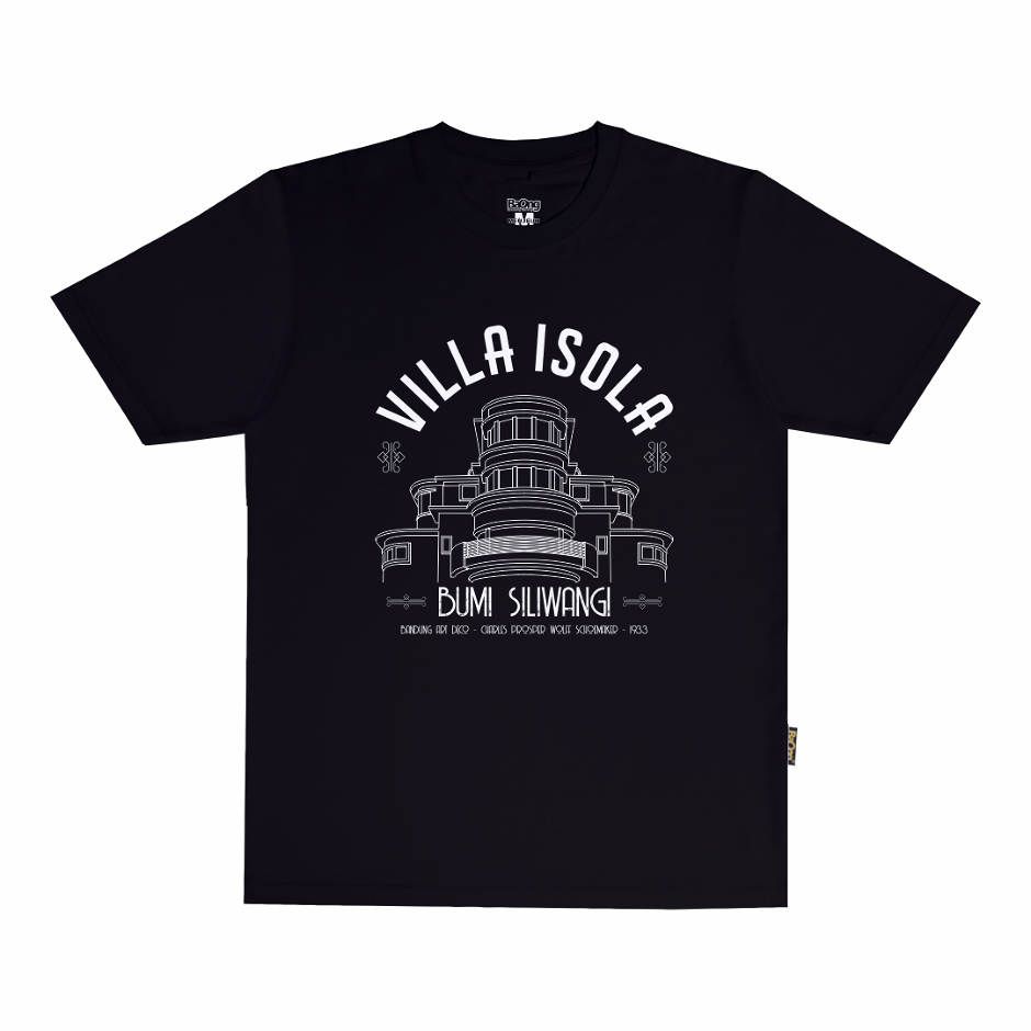 Kaos BaOng T Shirt Villa Isola Hitam