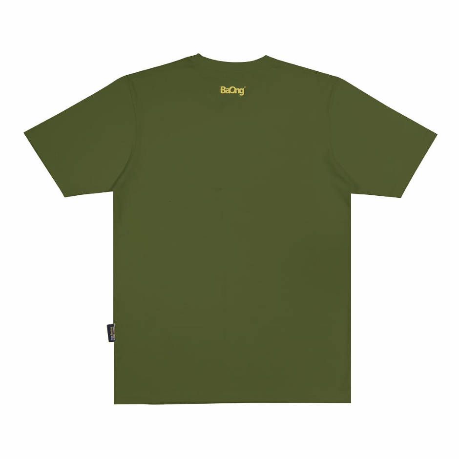 Kaos BaOng T Shirt Pejuang Konten Hijau Army