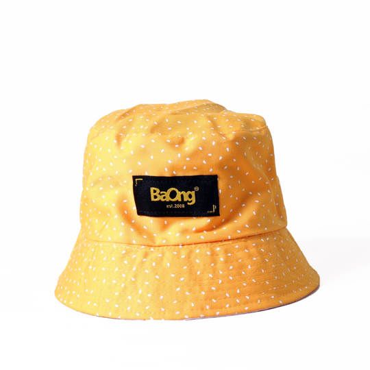 Bucket HAT BaOng Kuning Topi Bolak Balik