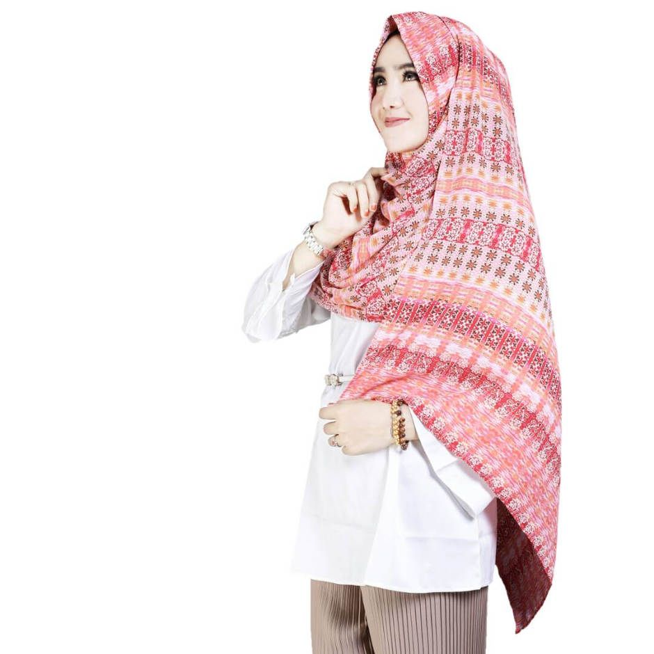 Motif Ethnic Orange