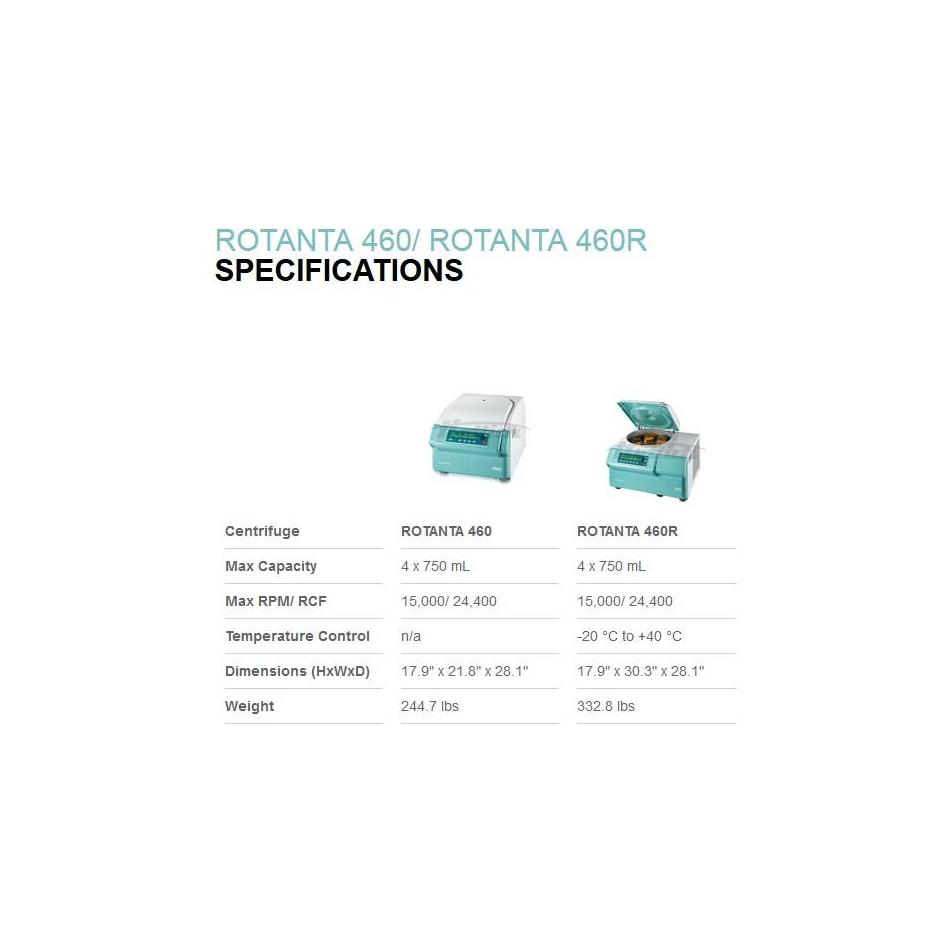 Rotanta 460/460R Centrifuge