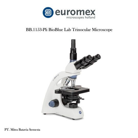 BB.1153-Pli BioBlue Mikroskop Biologi Trinokuler
