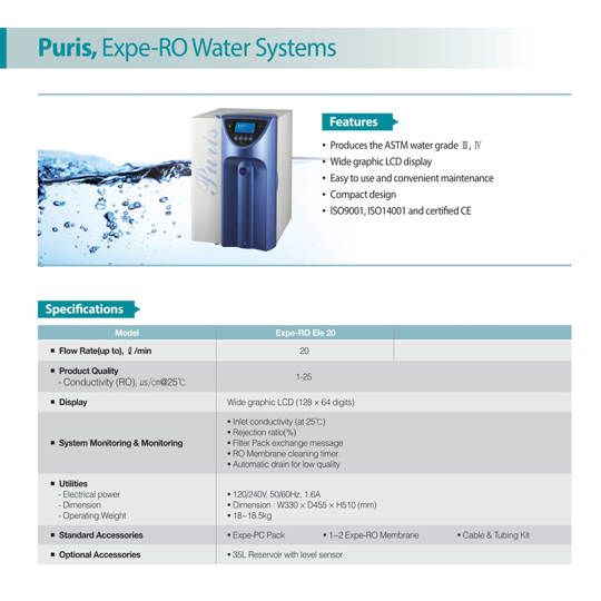 Expe-RO Ele20 Water Purifier Mirae