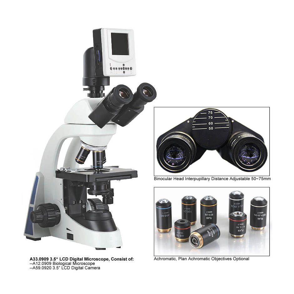 Biological Microscope Trinocular A12.0909-C Opto Edu