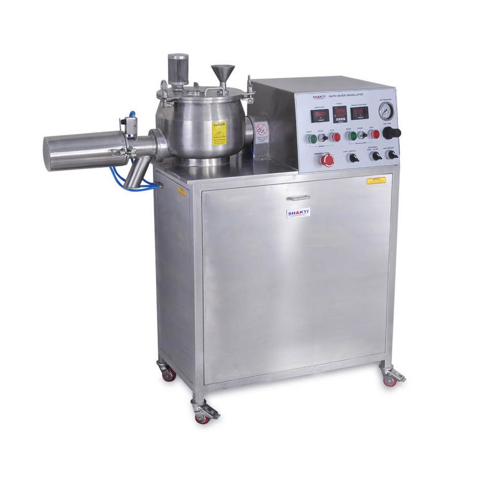 Rapid Mixer Granulator SRMG-10 & 25 GMP Model (SRMG-5Kgs & SRMG-10 Kgs)