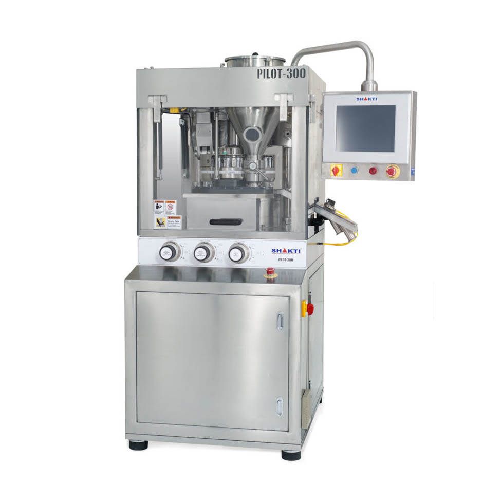 Pilot Scale Rotary Tablet Press – GMP (PILOT-300-STD/PLC/ SCADA)