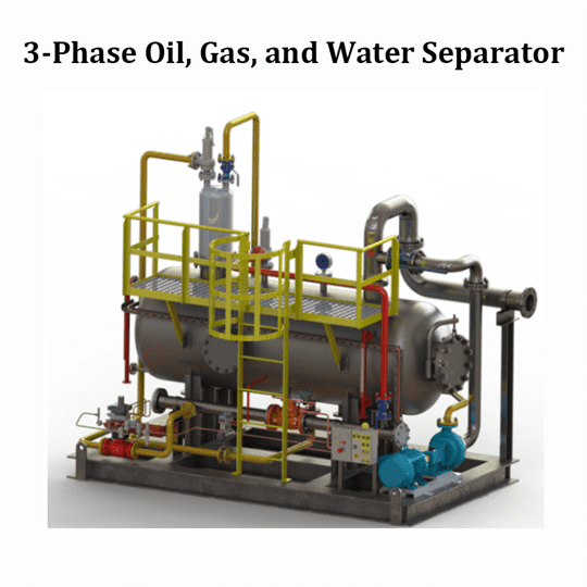 3-Phase Oil, Gas, and Water Separator