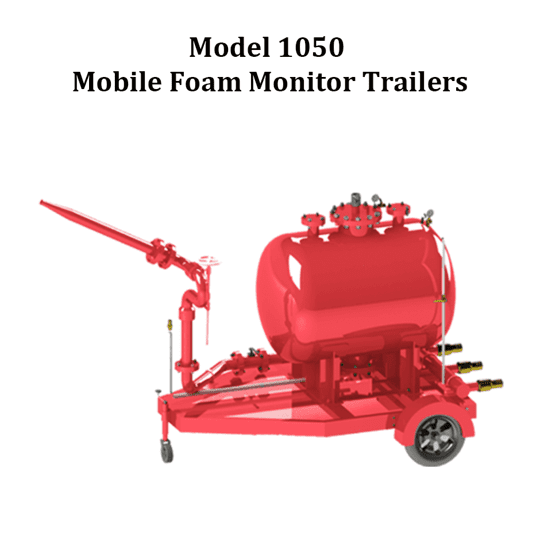 Model 1050 Mobile Foam Monitor Trailers