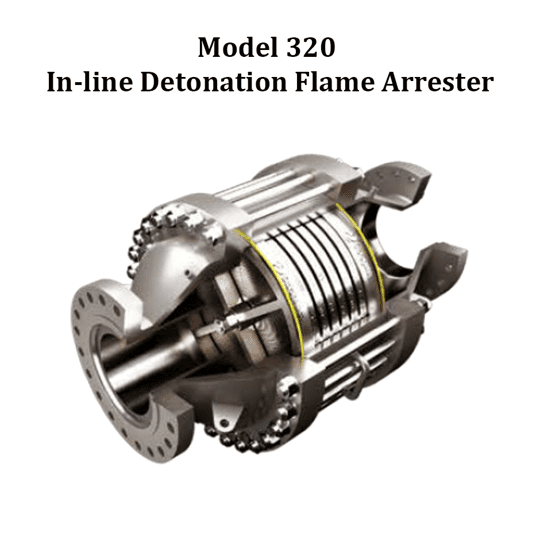 Model 320 | In-line Detonation Flame Arrester
