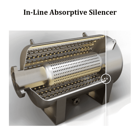 In-Line Absorptive Silencer