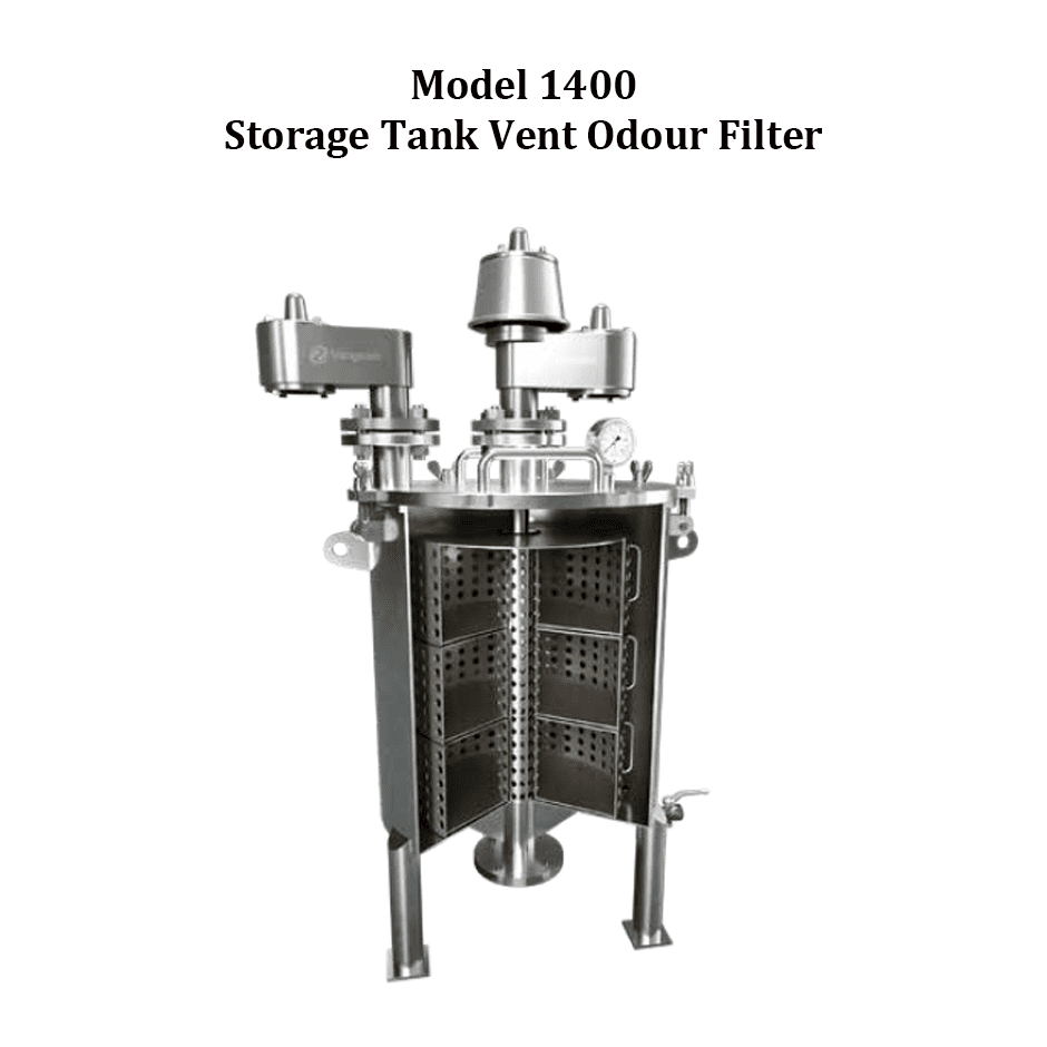 Model 1400 Storage Tank Vent Odor Filter