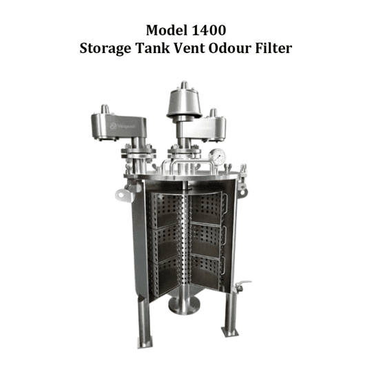 Model 1400 Storage Tank Vent Odor Filter
