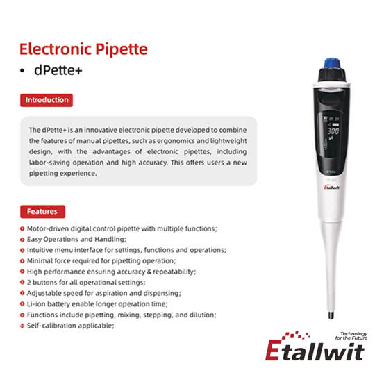 dPette+ Electronic Pipette 