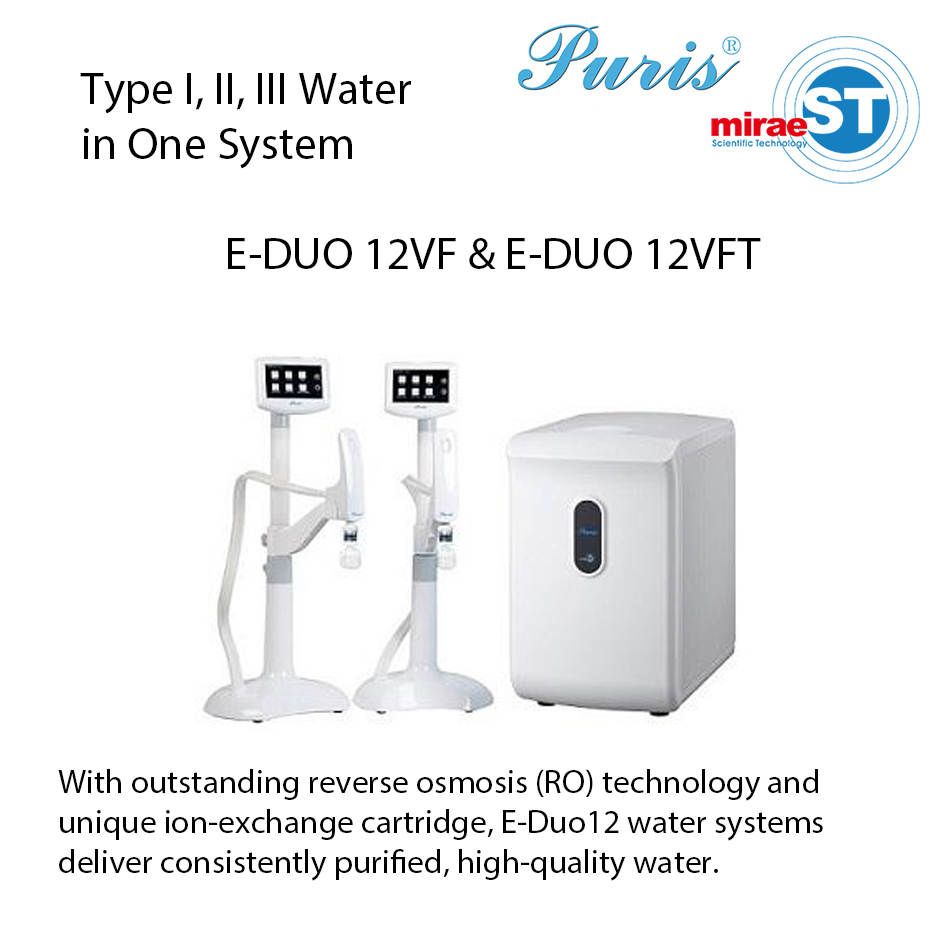 E-DUO 12VF/12VFT with Dispensers M-POU I & II