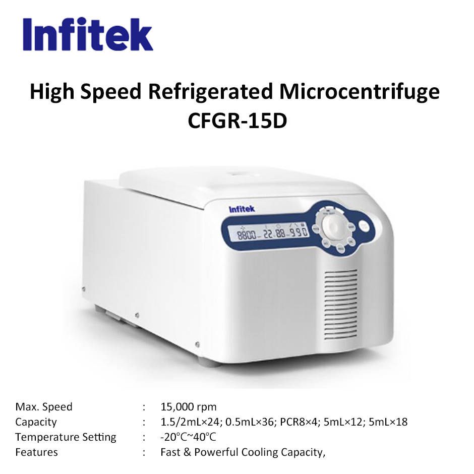 Microcentrifuge High Speed Refrigerated CFGR-15D