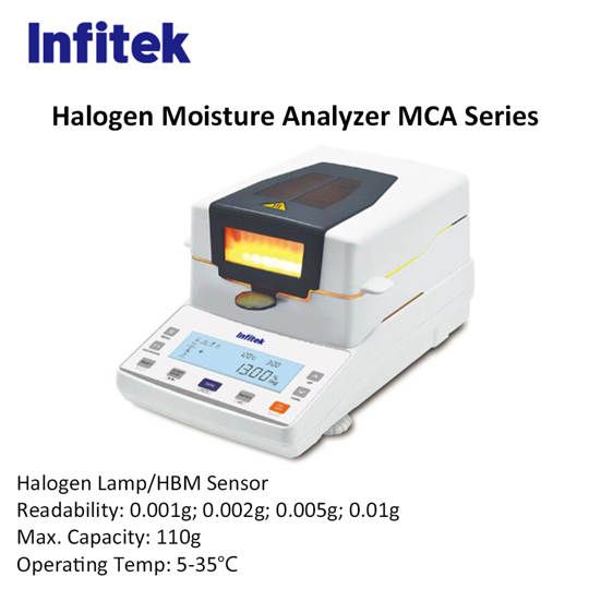 Halogen Moisture Analyzer MCA Series Infitek