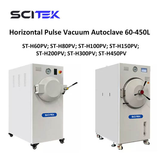 Horizontal Pulse Vacuum Autoclave 60-450L