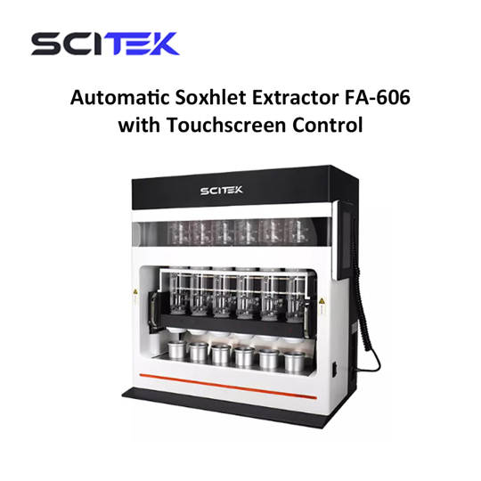 Automatic Soxhlet Extractor FA-606 with Touchscreen Control