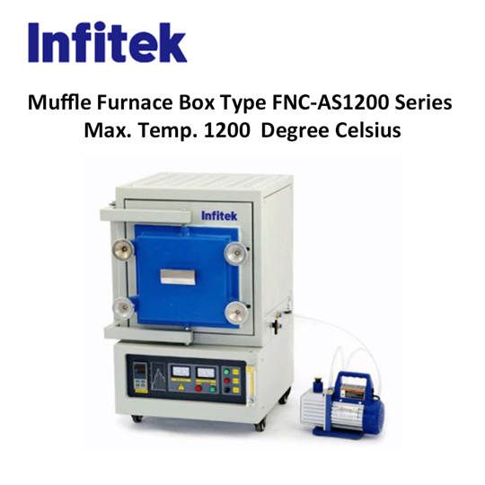 Muffle Furnace, 1200°C High Temp, FNC-AS1200 Series Infitek