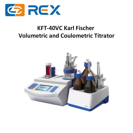KFT-40VC Karl Fischer Volumetric and Coulometric Titrator REX