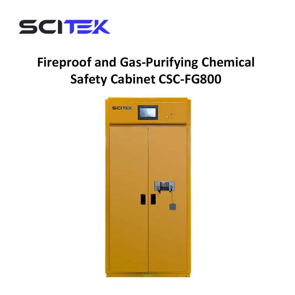 Fireproof and Gas-Purifying Chemical Safety Cabinet  CSC-FG800 Scitek