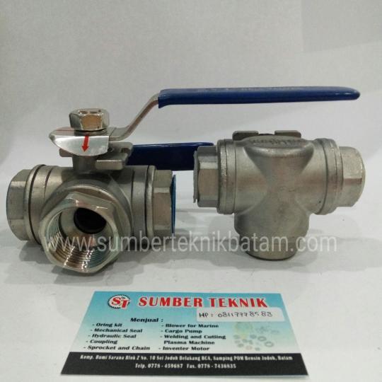 3Way Ball Valve Stainless Steel