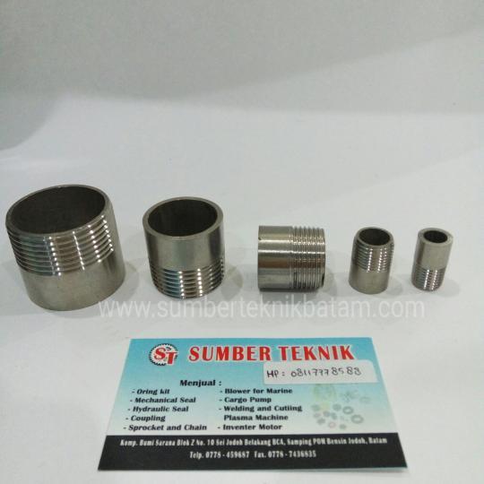 Welding Nipple 30mm Stainless Steel