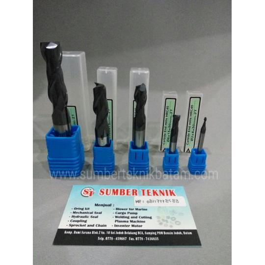 Carbide End Mills HRC 45 - 2T