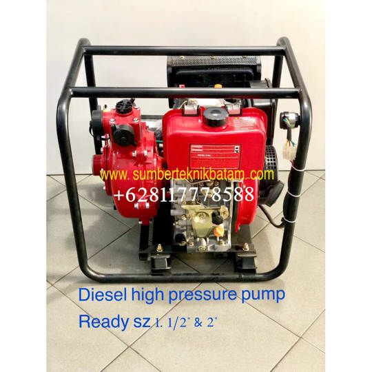 Diesel high pressure water pump