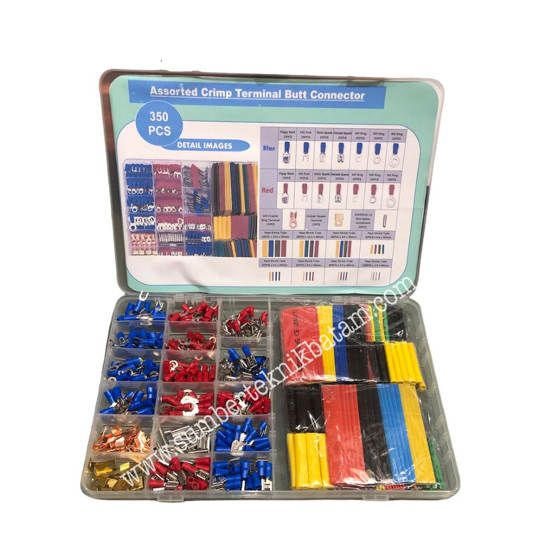 Assorted Crimp Terminal Butt Connector 350 pcs