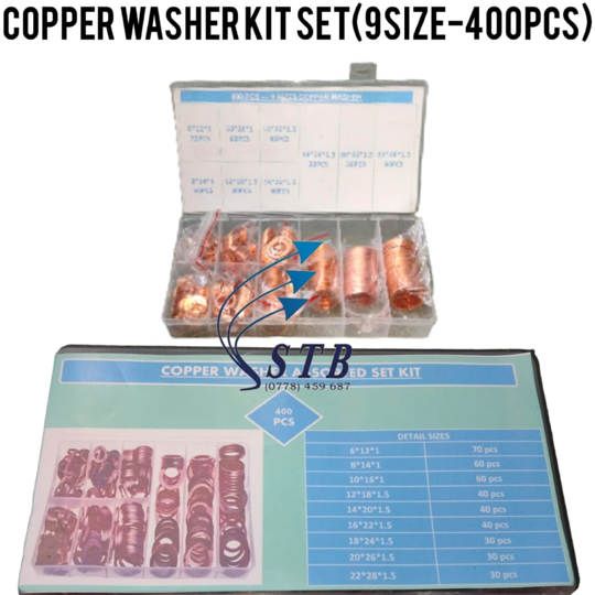 COPPER WASHER KIT SET (9SIZE-400PCS)