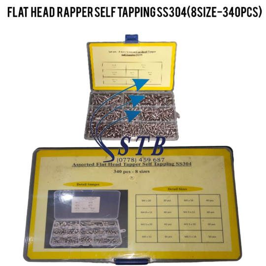 FLAT HEAD RAPPER SELF TAPPING SS304 