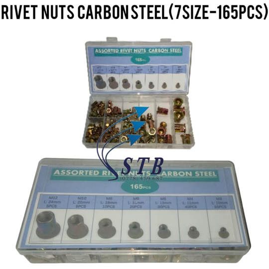 RIVET NUTS CARBON STEEL 