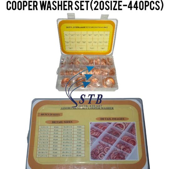 COPPER WASHER SET (20SIZE-440PCS)