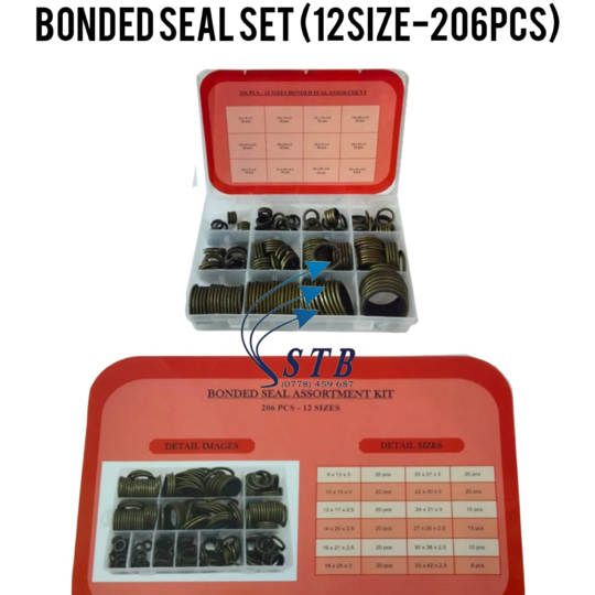 BONDED SEAL SET (12SIZE-206PCS)