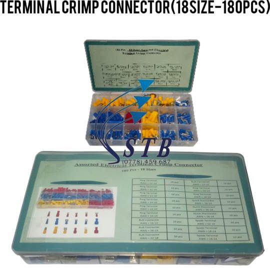 TERMINAL CRIMP CONNECTOR (18SIZE-180PCS)