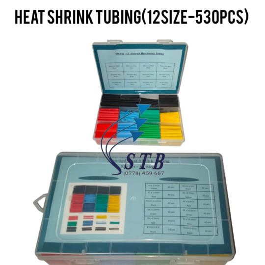 HEAT SHRINK TUBING (12SIZE-530PCS)