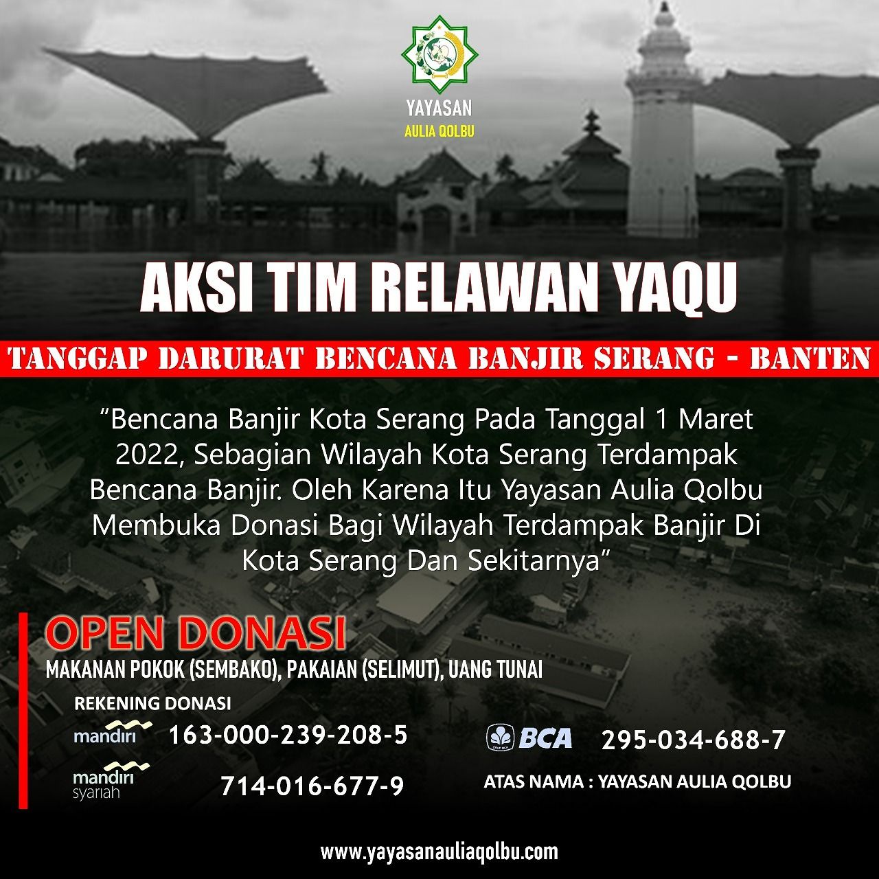 Tanggap Darurat Bencana Banjir Serang - Banten