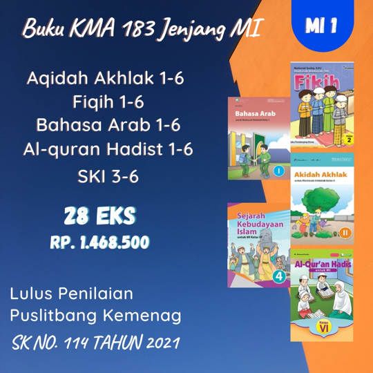 Paket 1 Buku MI KMA 183