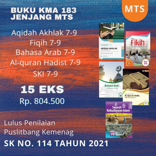 Paket 1 Buku MTS KMA 183
