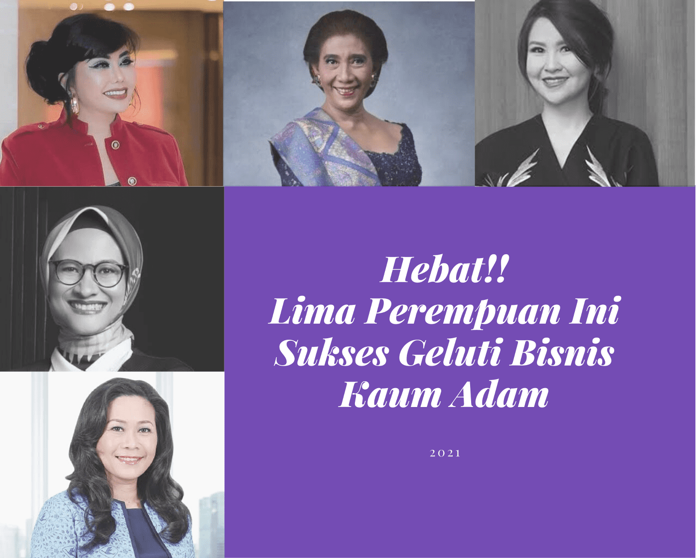 Hebat!!!, Lima Perempuan Ini Sukses Geluti Bisnis Kaum Adam