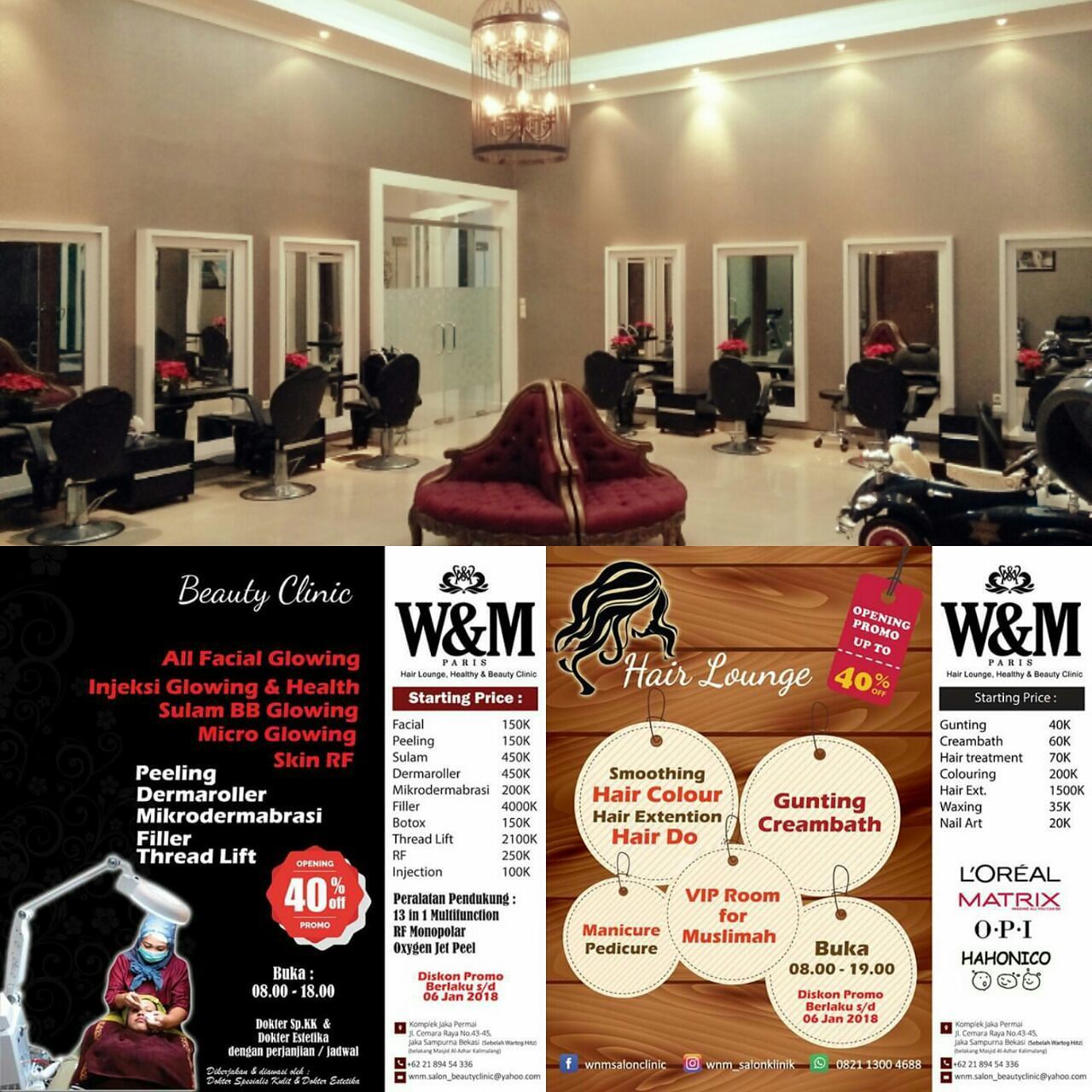 Yuk Coba Perawatan di WnM Hair Lounge Health and Beauty Clinic