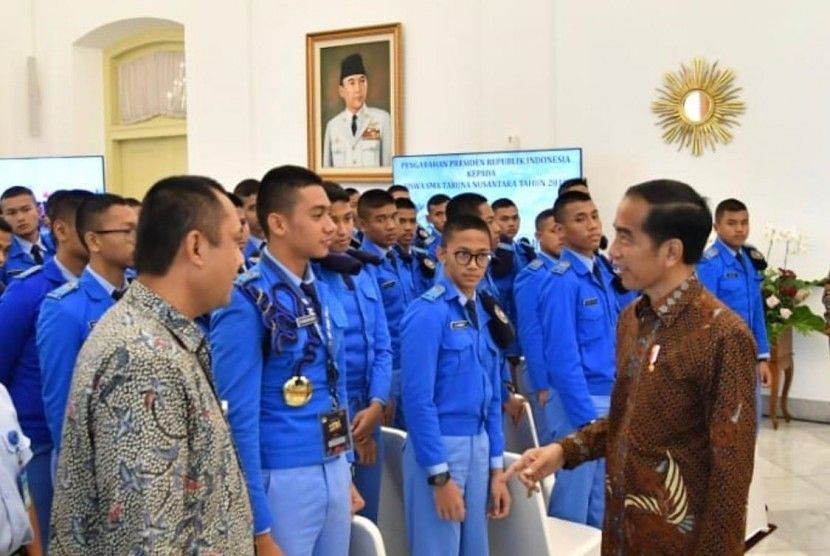 Siswa SMA Taruna Nusantara Dapat Wejangan dari Presiden Jokowi