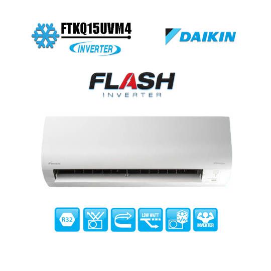 Ac Split Daikin 1/2 PK Flash Inverter FTKQ15UVM4