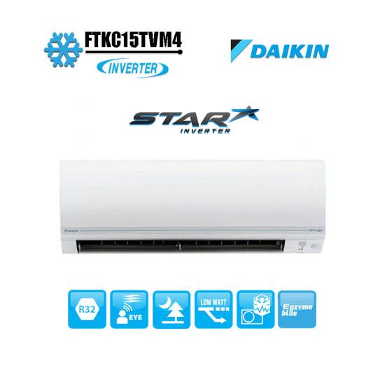Ac Split Daikin 1/2 PK Star Inverter FTKC15TVM4