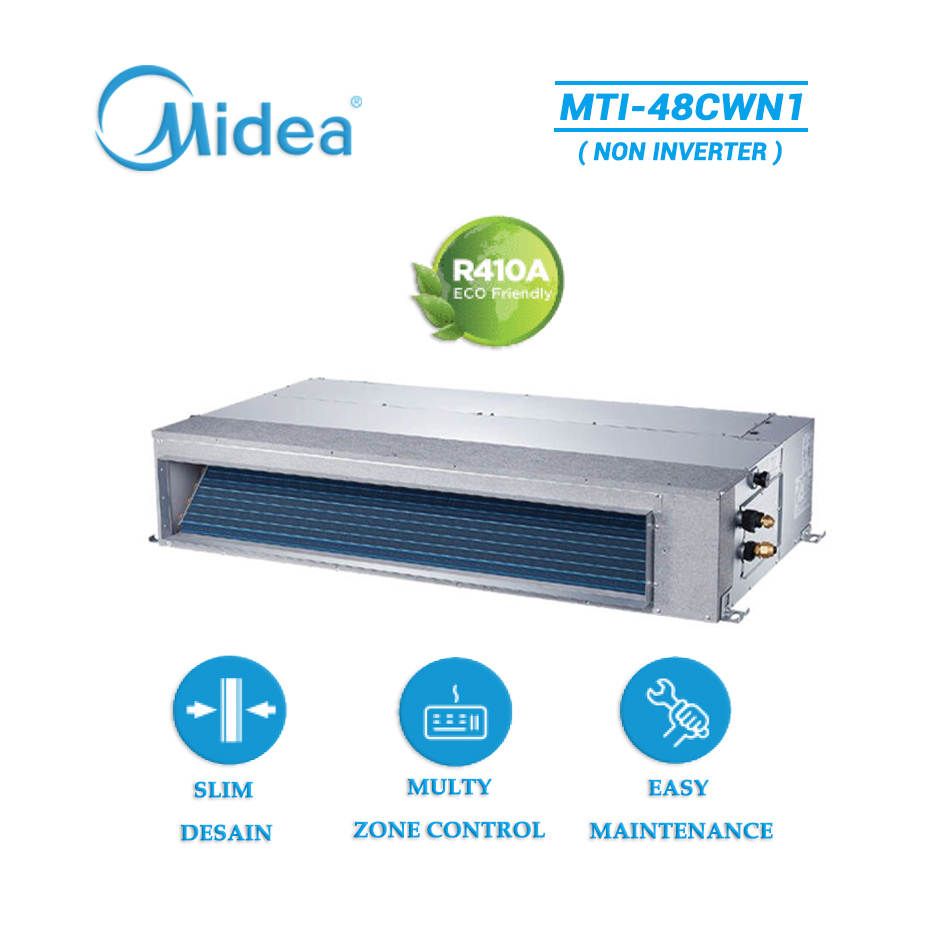 Ac Split Duct Midea 5 PK Non Inverter MTI48CWN1