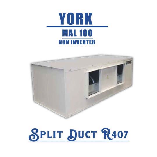 Ac Split Duct York 10 PK High Static MAL 100