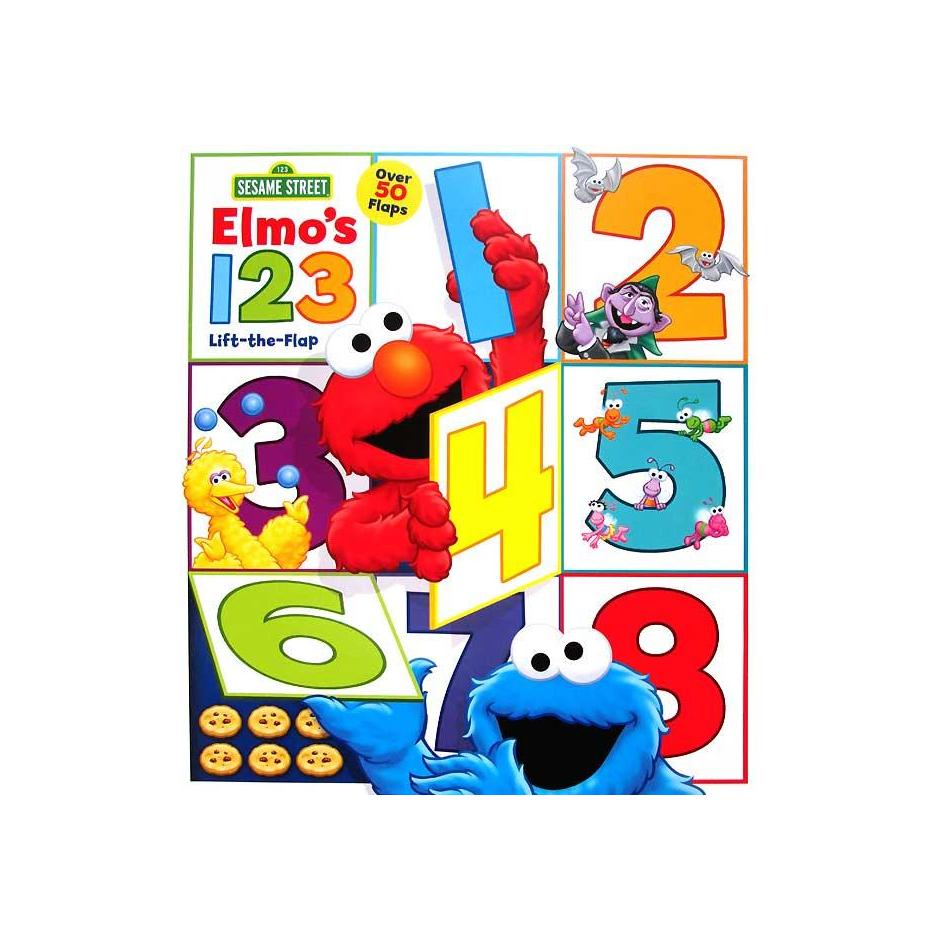 Street Elmos 123 Lift The Flap Board Book