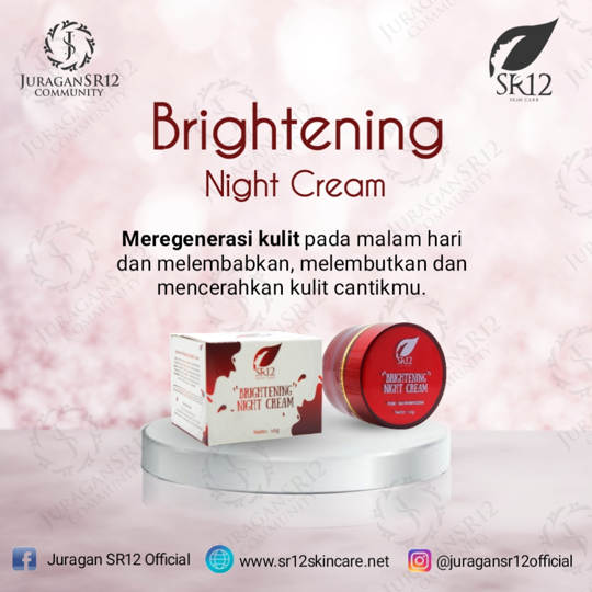 Herbal Brightening Day & Night Cream | SR12 Sidoarjo